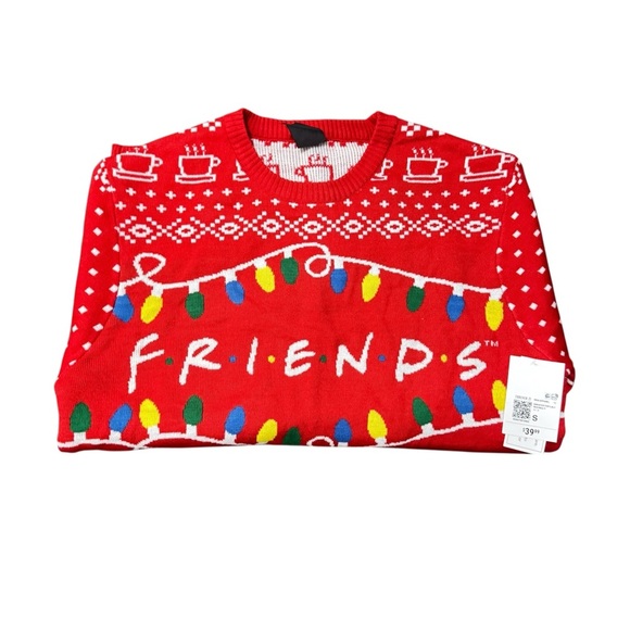 🎄 Friends TV Show Ugly Christmas Sweater Forever 21 – Size Small NWT Holiday - Picture 5 of 14
